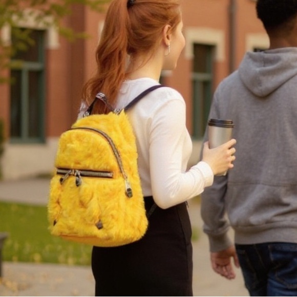 Moschino Couture Mohair blend “fur” backpack - Picture 15 of 15